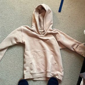 lululemon all yours hoodie in creamsicle color